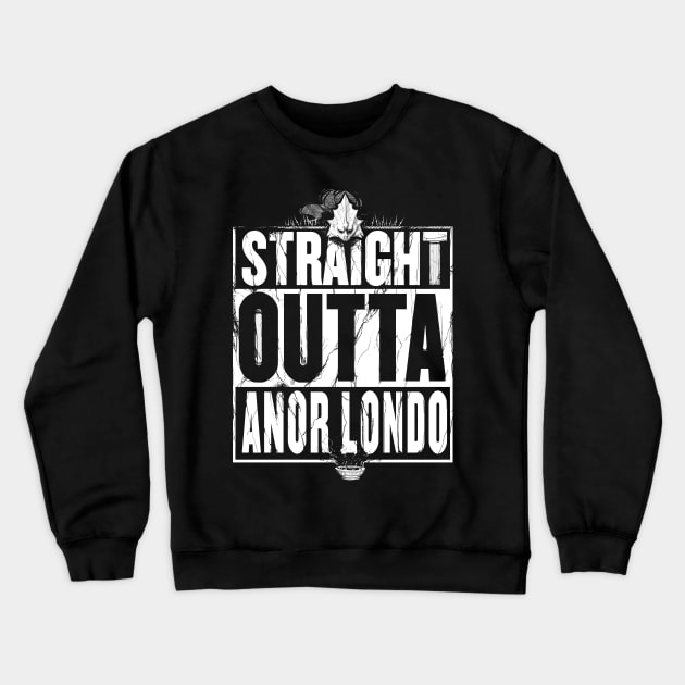Straight Outta Anor Londo Crewneck Sweatshirt by Harrison2142